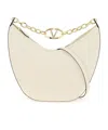 Valentino Garavani Medium Vlogo Moon Hobo Bag In Nude