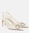 Valentino Garavani Vlogo Signature Slingback Pump In Calfskin Leather 80mm Woman Light Ivory 42