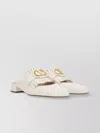 Valentino Vlogo Signature Leather Slippers