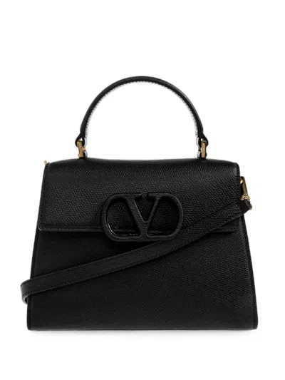 Valentino Garavani Vlogo Signature Tote Bag In Black