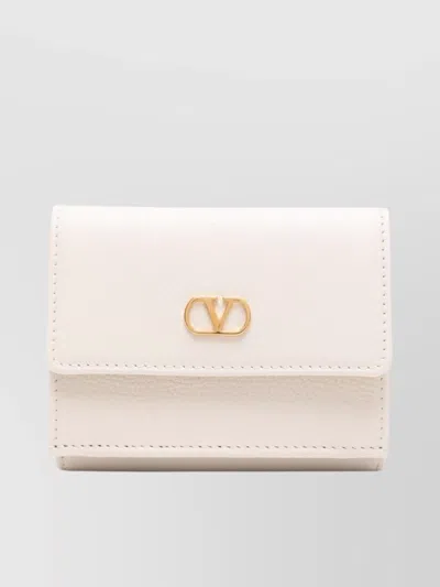 Valentino Garavani Women's Vlogo Signature Leather Wallet In White
