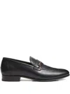 Valentino Logo-embellished Full-grain Leather Loafers In Black