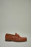 Valentino Garavani Men Vlogo Signature Leather Loafers In Brown