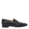 Valentino Vlogo Signature Kidskin Loafer With Fringes