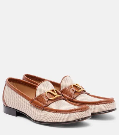 Valentino Garavani Vlogo Signature Loafer In Brown