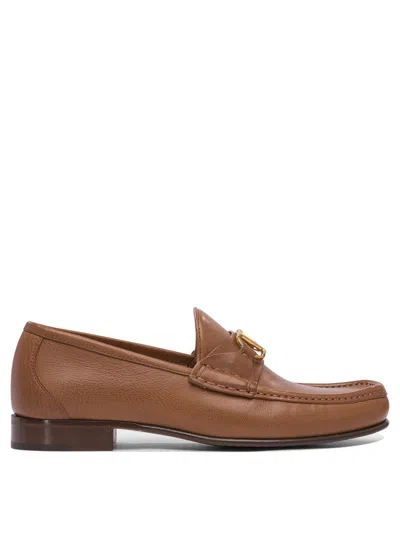 Valentino Garavani Vlogo Signature Loafer In Brown