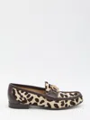 Valentino Signature Loafers Animalier Pattern In Animal Print