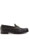 Valentino Garavani Vlogo Signature Buffalo Loafer 20mm Woman Black 40.5 In Black