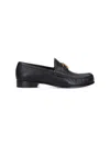 Valentino Garavani Vlogo Signature Loafer With Gold-tone Logo Detail In Black