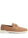 Valentino Vlogo Signature Loafers In Brown