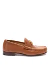 Valentino Vlogo Signature Loafers Gold-tone Hardware In Brown