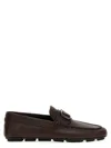 Valentino Garavani Vlogo Signature Grainy Calfskin Driving Shoe