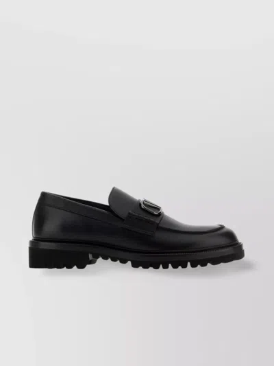 VALENTINO GARAVANI VLOGO SIGNATURE LOAFERS BUCKLE DETAIL
