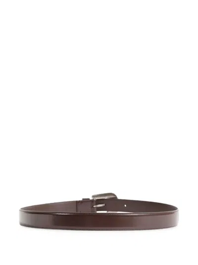 Valentino Garavani Vlogo Signature Malachite-embellished Belt In Brown