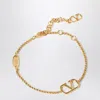 Valentino Garavani Vlogo Signature Metal Bracelet Women In Gold