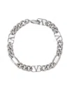 Valentino Garavani Vlogo Signature Metal Bracelet In White