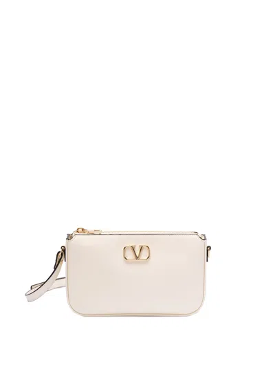 Valentino Garavani `vlogo Signature` Mini Bag In Brown