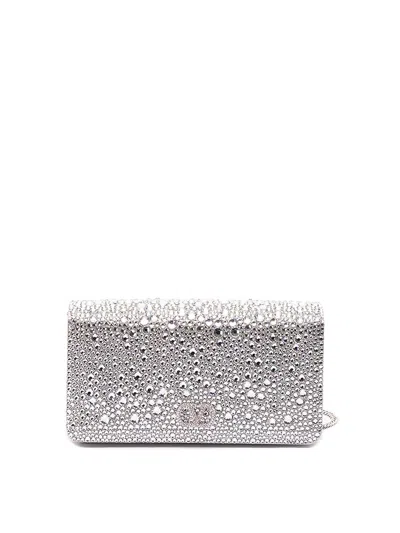 Valentino Garavani Vlogo Signature Mini Bag In Blue