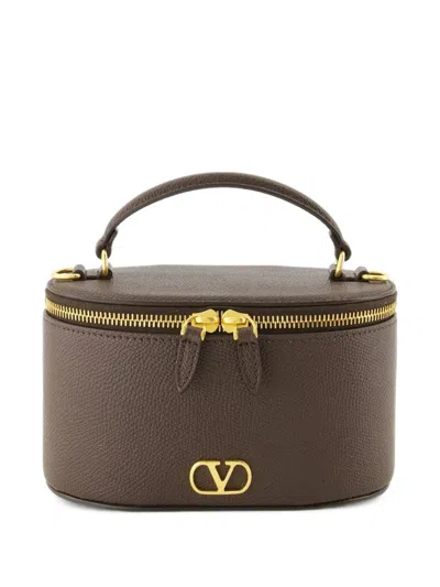 Valentino Garavani Vlogo Signature Mini Bag In Brown