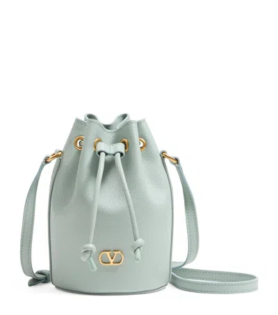 Valentino Garavani Vlogo Signature Mini Bag In Grey