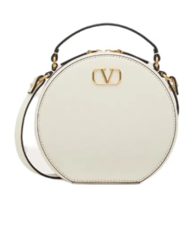 Valentino Garavani Vlogo Signature Mini Bag In White