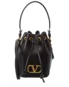 Valentino Garavani Mini Vlogo Signature Bucket Bag In Nappa Leather Woman Black Uni In Black