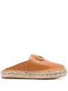 Valentino Garavani Vlogo Signature Mules In Beige