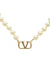 Valentino Vlogo Signature Necklace In Gold