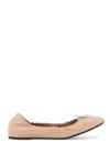 Valentino Garavani Woman Ballet Flats Beige Size 6 Leather In Neutro