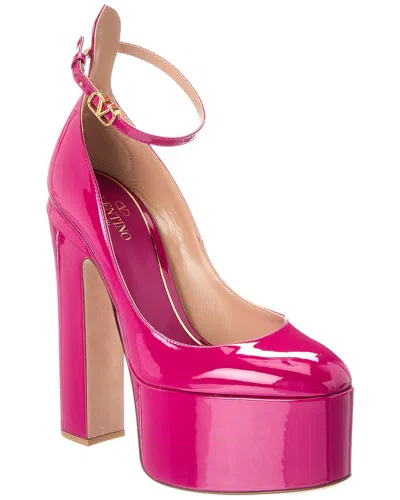 Valentino Garavani Valentino Vlogo Signature Patent Pump In Purple