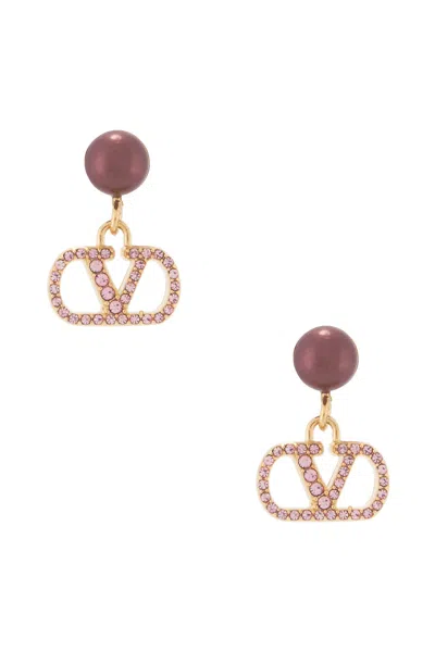Valentino Garavani Vlogo Signature Pearl Earrings