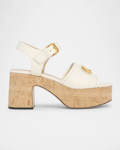 Valentino Garavani Vlogo Signature Platform Sandals