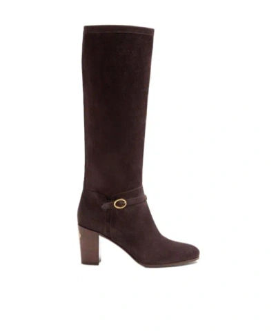 Valentino Garavani Vlogo Thigh Boots In Black