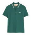 Valentino Vlogo Signature Polo Shirt In Green