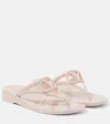 Valentino Garavani Summer Vlogo Signature Thong Sandals In Pink