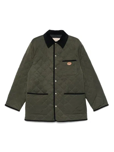 VALENTINO VLOGO SIGNATURE QUILTED JACKET - MEN'S - CALF LEATHER/POLYESTER/ELASTOMULTIESTERCOTTON