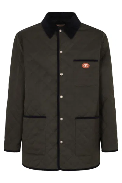 VALENTINO VLOGO SIGNATURE QUILTED JACKET