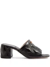 Valentino Vlogo Signature Quilted Mules In Black