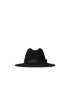 Valentino Vlogo Signature Rabbit Hair Hat In Black