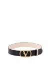 Valentino Vlogo Leather Belt