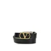 Valentino Vlogo Signature Reversible Belt In Black