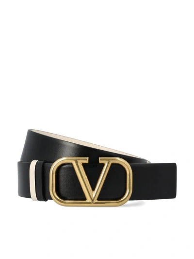 Valentino Garavani Valentino Vlogo Signature Reversible Belt In Multi
