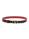 Valentino Garavani Women Vlogo Signature Reversible Belt In Multicolour