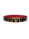 Valentino Vlogo Leather Reversible Belt In Multicolour