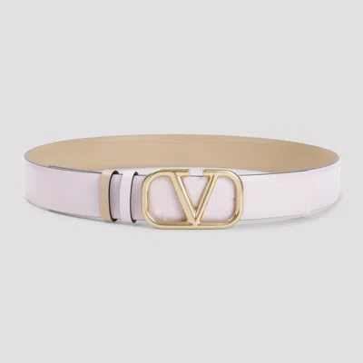 Valentino Garavani Vlogo Signature Reversible Belt In Pink
