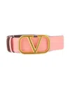 Valentino Vlogo Signature Reversible Belt In Pink