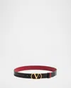 Valentino Garavani Vlogo Signature Reversible Leather Belt