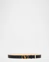 Valentino Vlogo Signature Reversible Leather Belt, 30mm