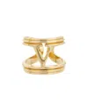 Valentino Vlogo Signature Ring In Gold