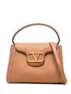 Valentino Vlogo Signature Satchel Bag In Neutrals